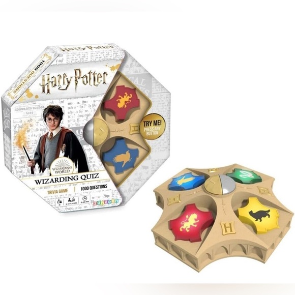 Warner Bros. Other - Harry Potter Electronic Wizarding Quiz Game w/ 1000 Questions - BNIB 🦁🦡🐦⬛🐍